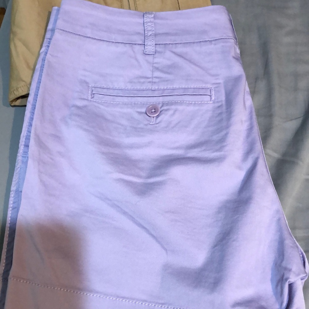 J. Crew Lavender Chino Shorts
